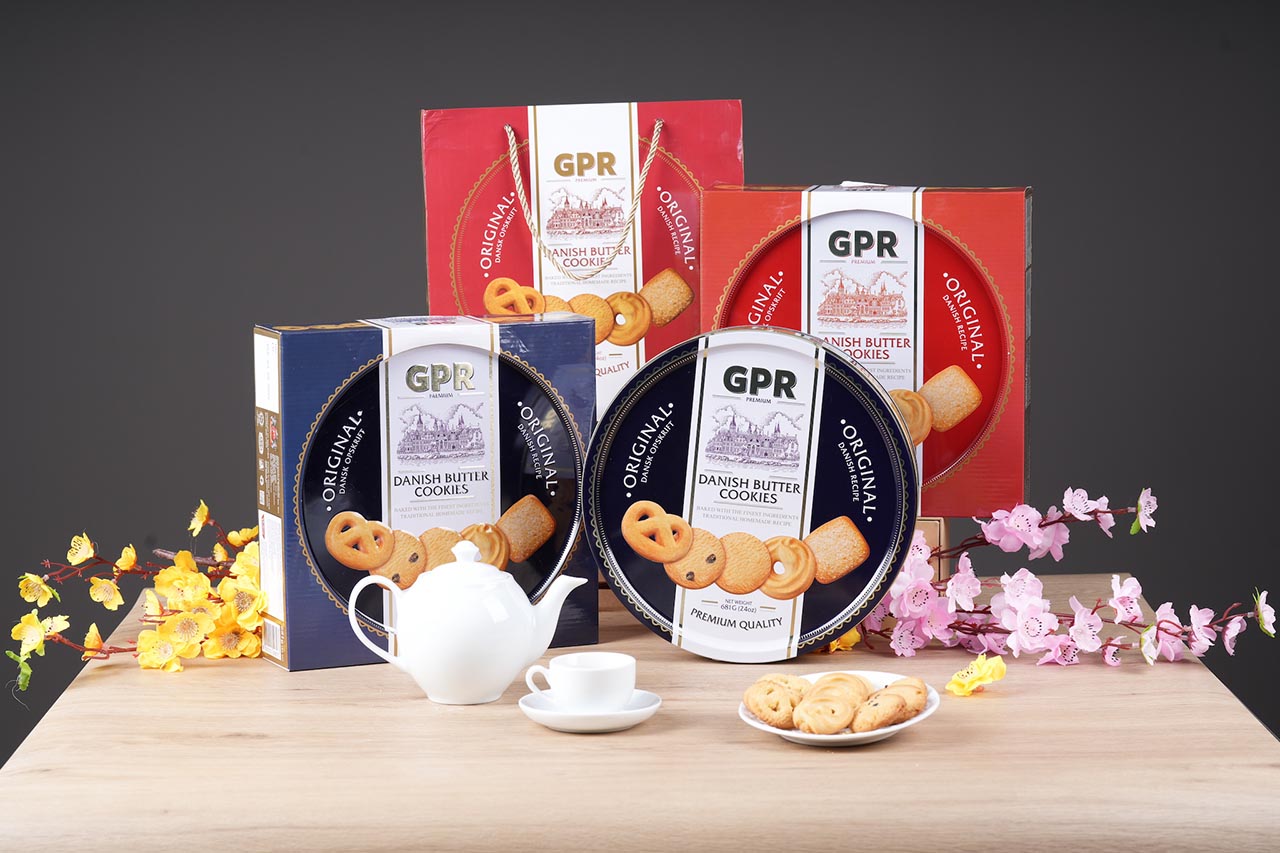 VinShop phân phối độc quyền dòng bánh quy cao cấp Danish Butter Cookies tại Việt Nam