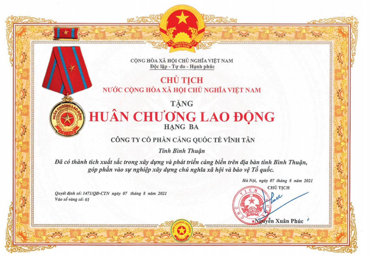 Cảng quốc tế Vĩnh Tân – Kết nối những hành trình