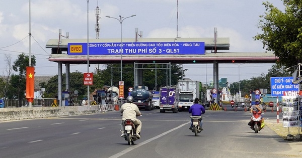 Một trạm thu phí BOT trên Quốc lộ 51.