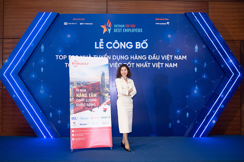 Tập đoàn F.I.T lọt Top 500 nhà tuyển dụng hàng đầu Việt Nam