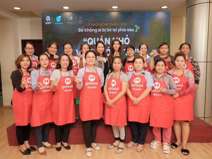 Sáng kiến: Quán nhỏ vượt sóng to góp phần cải thiện sinh kế cho các cửa hàng kinh doanh ẩm thực vừa và nhỏ. Ảnh: Gojek Việt Nam