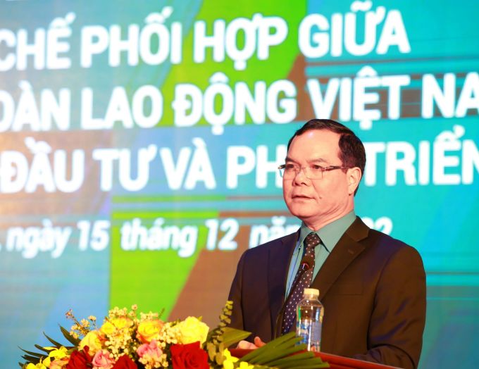 Ông Nguyễn Đình Khang - Ủy viên Ban Chấp hành Trung ương Đảng, Chủ tịch Tổng Liên đoàn Lao động Việt Nam. Ảnh: BIDV