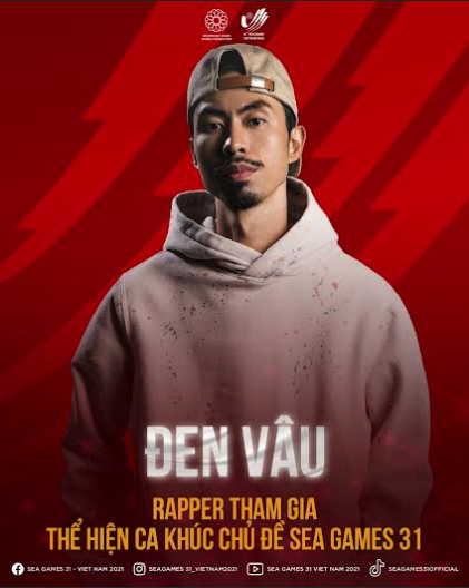 Rapper Đen Vâu góp giọng trong ca khúc chính thức của SEA Games 31