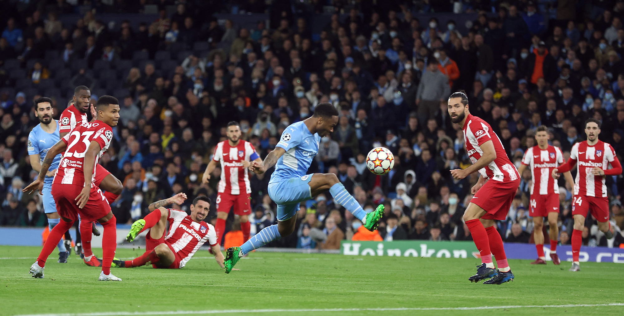 Pep đấu trí Simeone, Man City xé toang Atletico Madrid