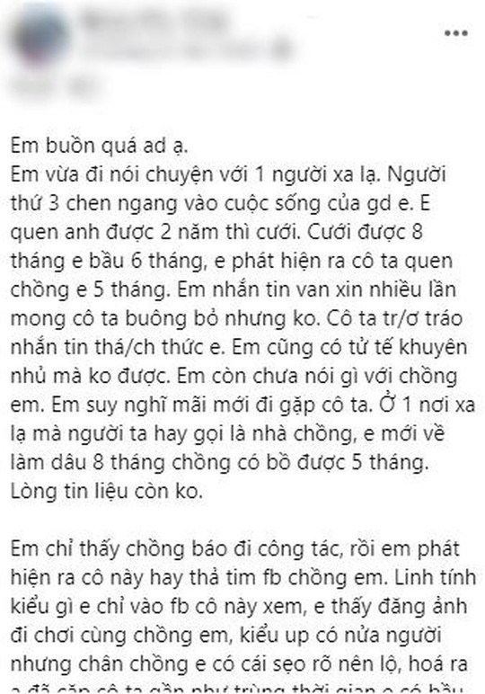 Mới cưới 3 tháng chồng ngoại tình, vợ bầu bị tiểu tam chọc giận | Phụ nữ