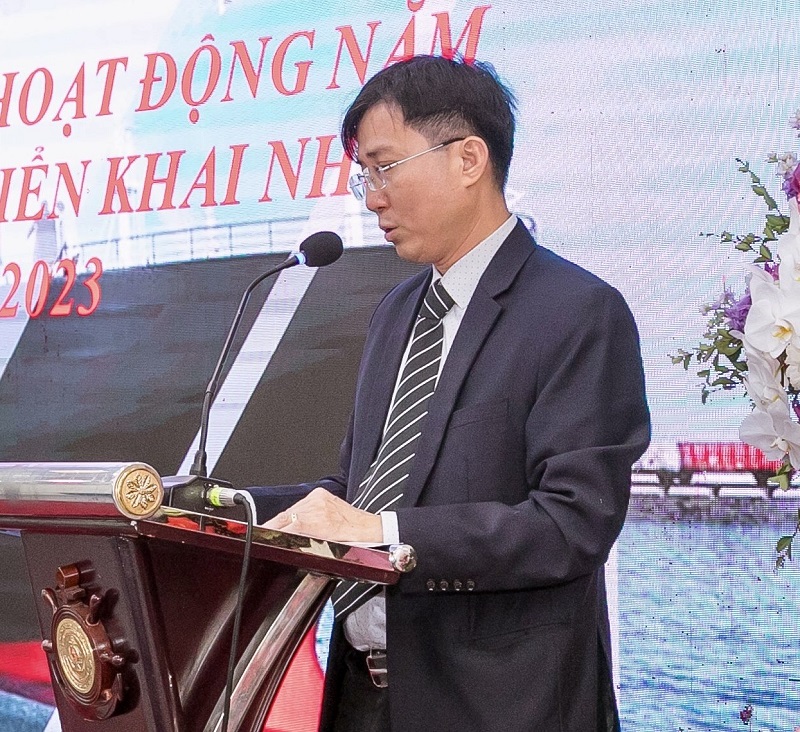 Ông Bùi Thanh Bình, Giám đốc Công ty TNHH T&M Forwarding CN Hải Phòng, Tổng thư ký Hiệp hội Logistics Hải Phòng