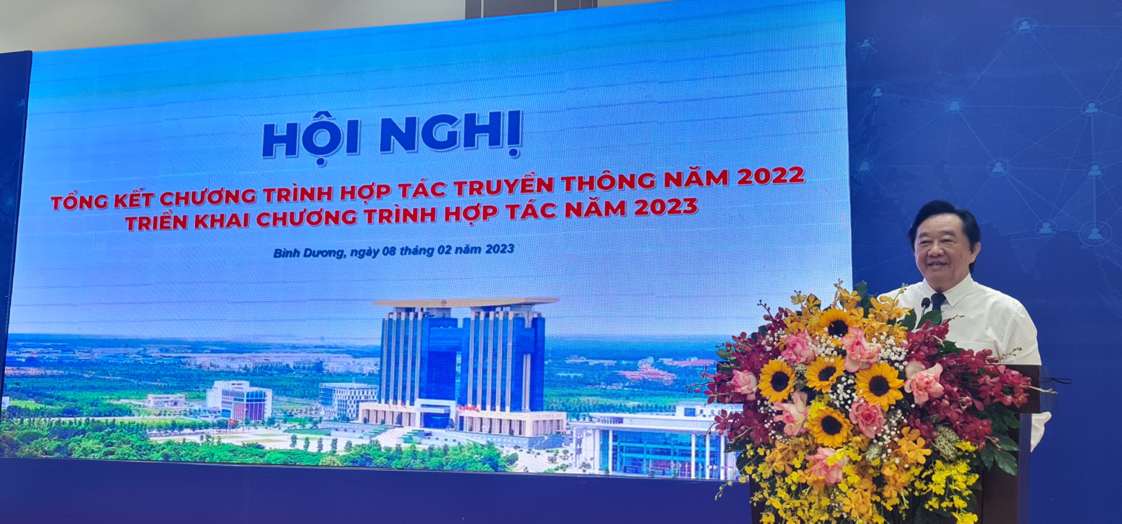 Ông Nguyễn Hoàng Thao phát biểu tại hội nghị.