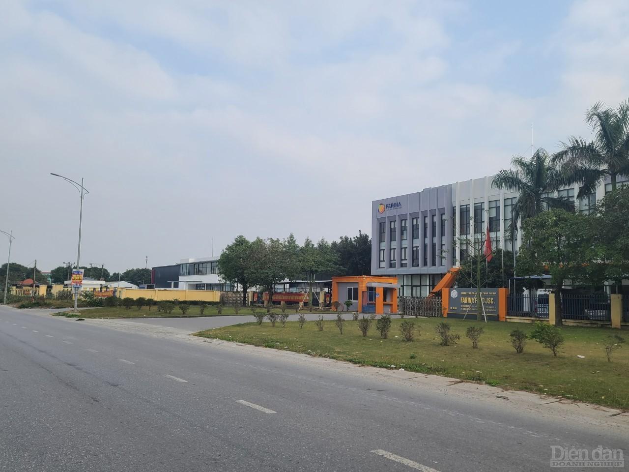 Một góc cụm công nghiệp Xuân Lâm, huyện Thuận Thành. Ảnh: Vũ Phường