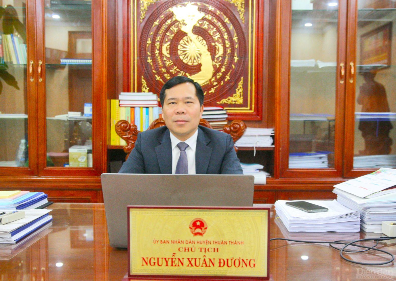 Chủ tịch UBND huyện Thuận Thành – Nguyễn Xuân Đương. Ảnh: K.D