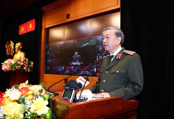 Đại tướng Tô Lâm, Ủy viên Bộ Chính trị, Bộ trưởng Bộ Công an. Ảnh: Việt Cường