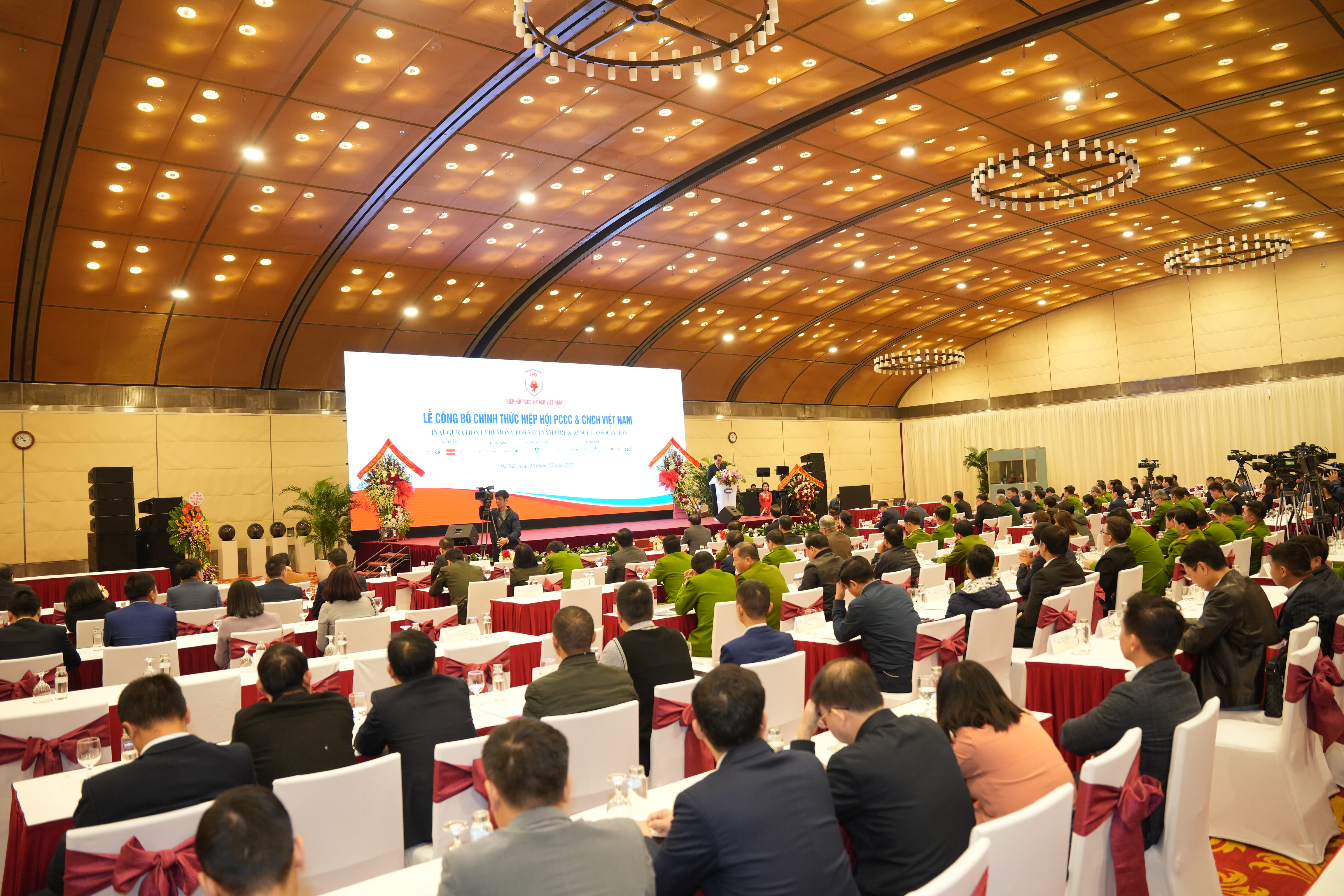Lễ ra mắt Hiệp hội Phòng cháy chữa cháy và cứu nạn cứu hộ Việt Nam diễn ra ngày 20-12-2022 tại Hà Nội.