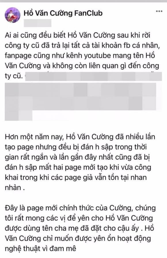 ca sĩ Hồ Văn Cường, sao Việt