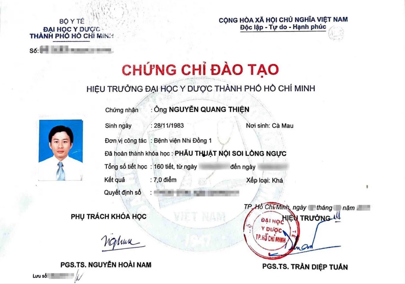 Quy trình thực hiện công nghệ treo sa trễ ngực