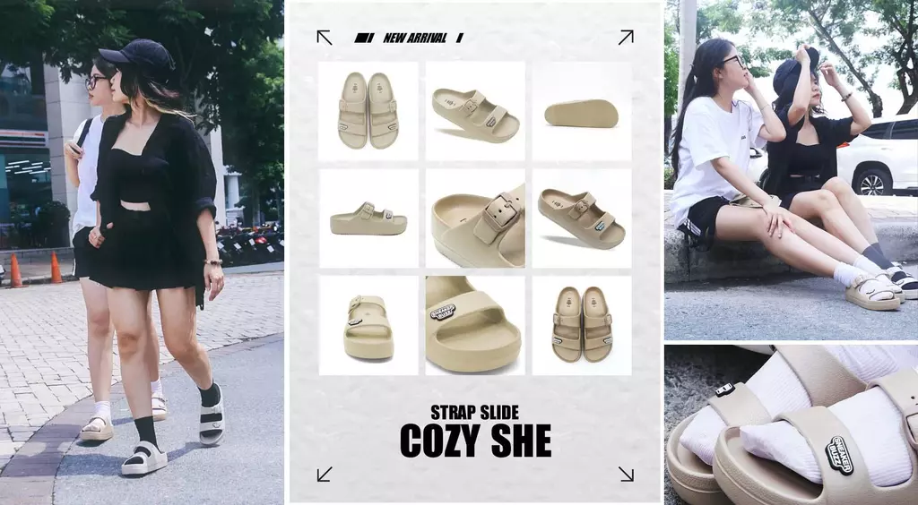 Strap Slide Cozy She: Thoải mái và vẫn thật thời thượng