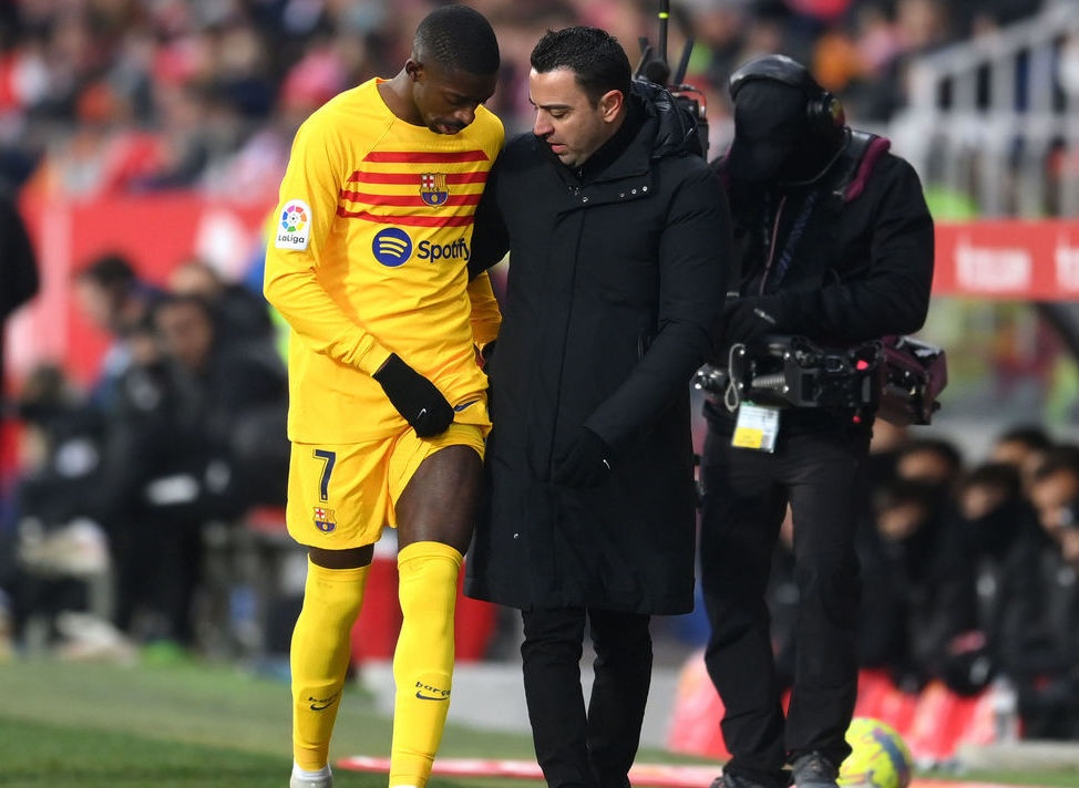 HLV Xavi lo lắng Ousmane Dembele vắng mặt trận đại chiến Barcelona vs M.U tại Europa League - ảnh 1