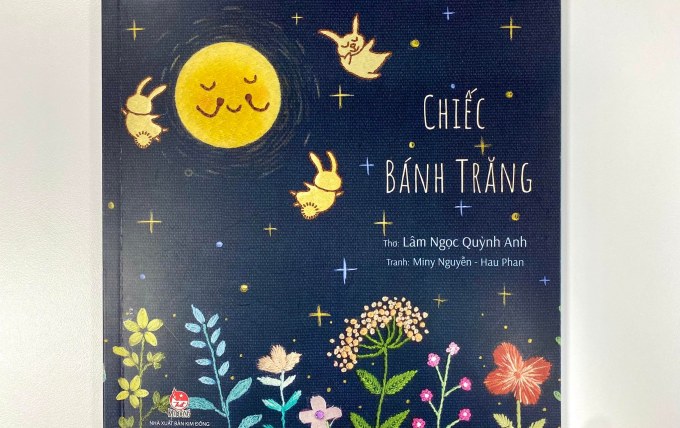 Chiếc bánh trăng của tác giả Lâm Ngọc Quỳnh Anh, Miny Nguyễn - Hau Phan vẽ tranh, được NXB Kim Đồng phát hành. Ảnh: Thanh Giang