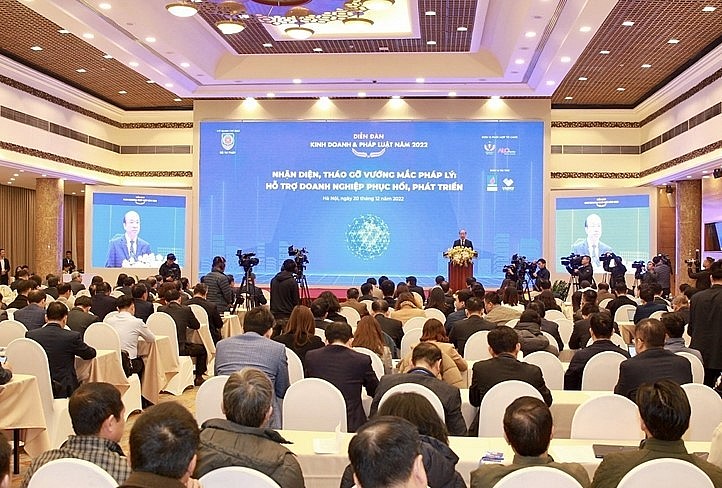 Phó Thủ tướng Thường trực Phạm Bình Minh: Tháo gỡ điểm nghẽn pháp lý giúp doanh nghiệp nâng cao sức cạnh tranh