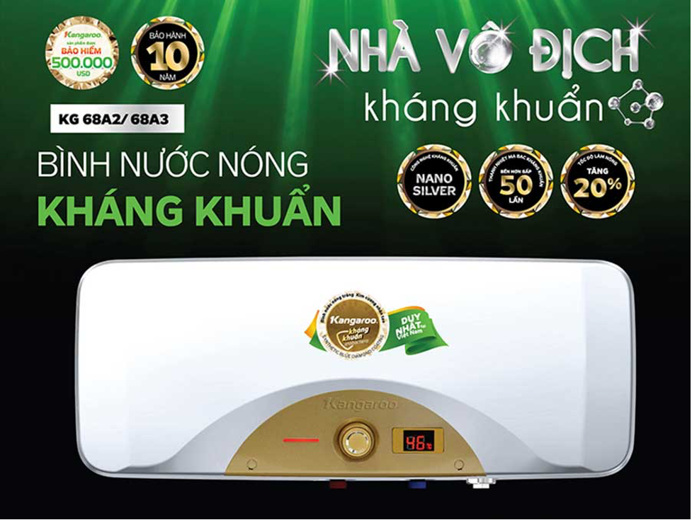 Bình nước nóng Kangaroo xuất sắc đạt giải “Hiệu suất năng lượng cao nhất 2022”