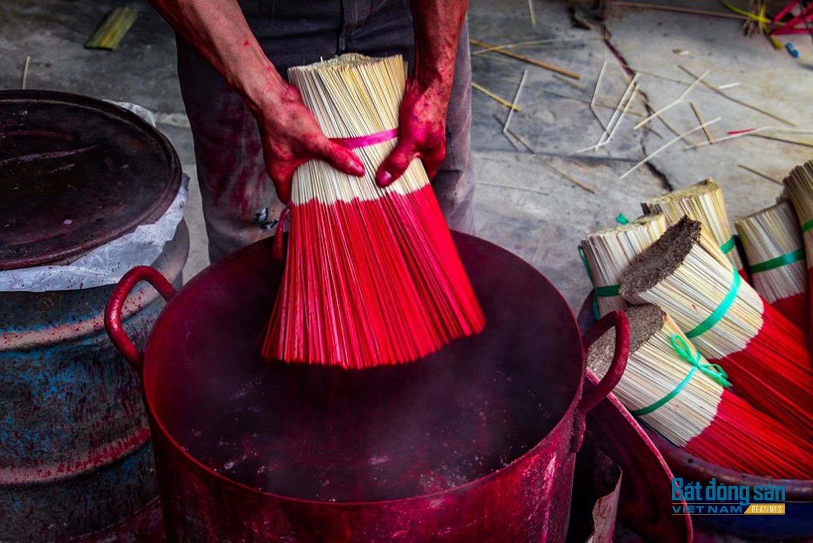 Làng hương Quảng Phú Cầu tất bật vào vụ Tết